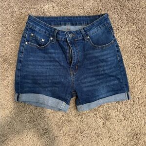 Denim Blue Women's Shorts